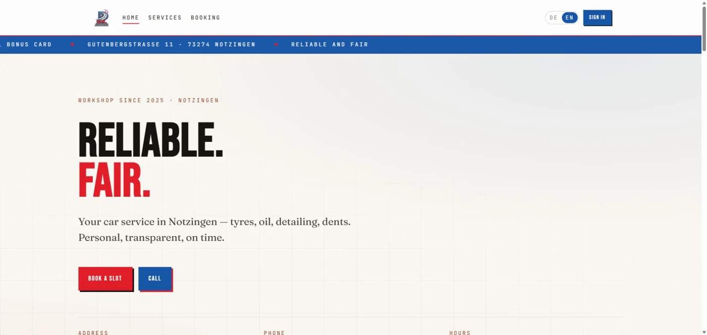 DPL Carsolutions public website